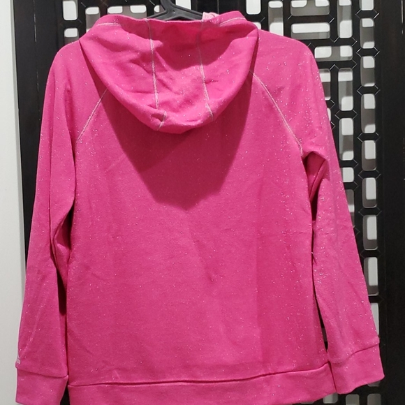 Adidas Girls’ Hot Pink Hoodie – XL Pullover Sweatshirt for Chilly Days - Picture 5 of 5